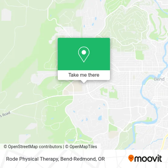 Rode Physical Therapy map