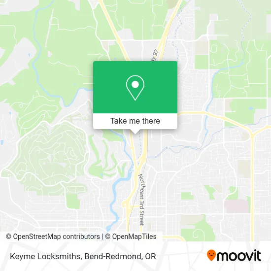 Keyme Locksmiths map