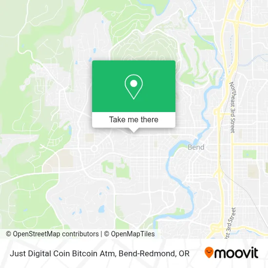 Just Digital Coin Bitcoin Atm map