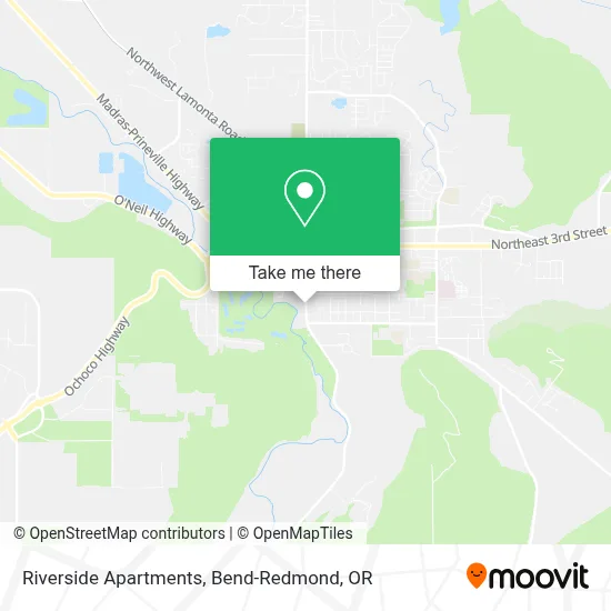 Mapa de Riverside Apartments