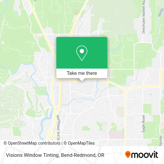 Visions Window Tinting map