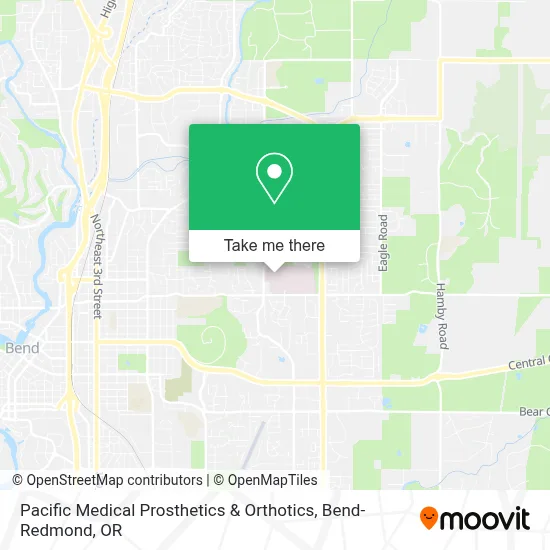 Pacific Medical Prosthetics & Orthotics map