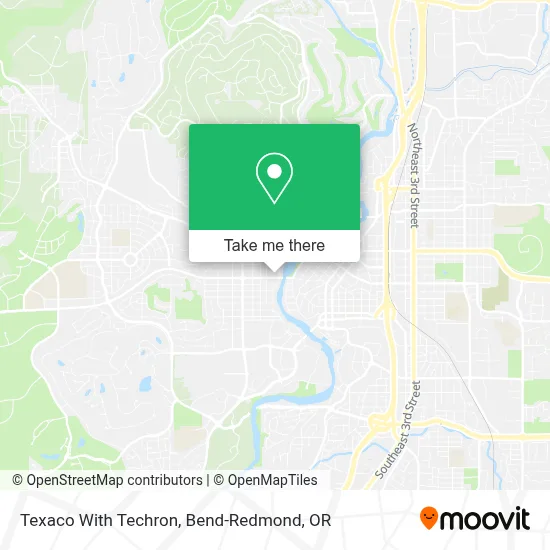 Texaco With Techron map