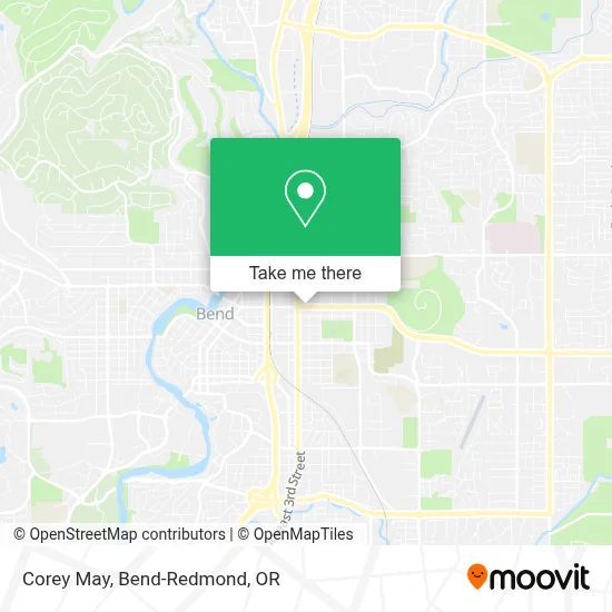 Corey May map