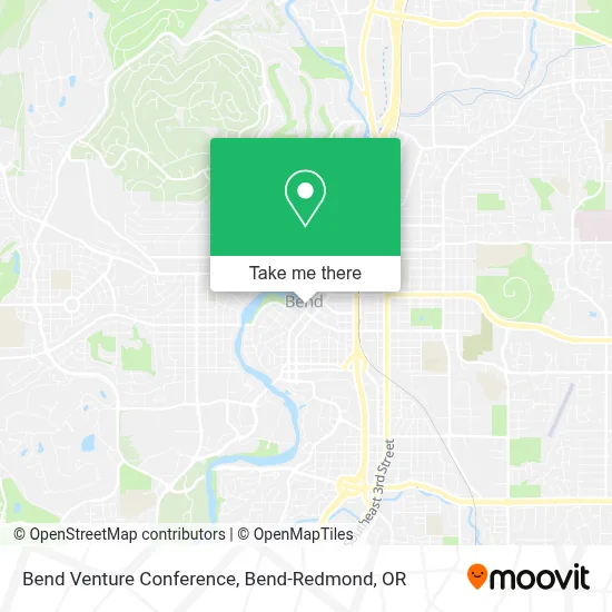Bend Venture Conference map