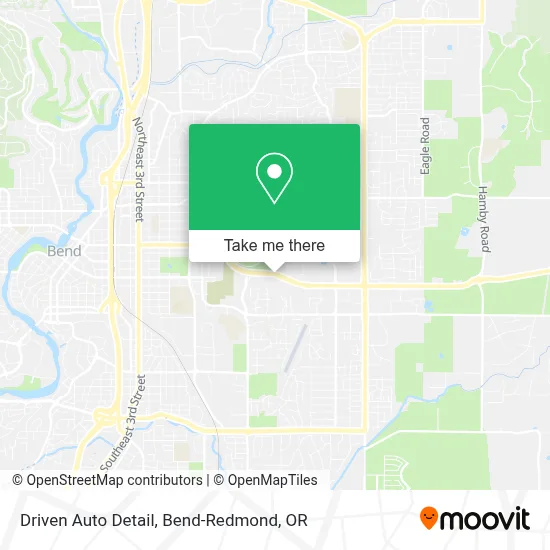 Driven Auto Detail map