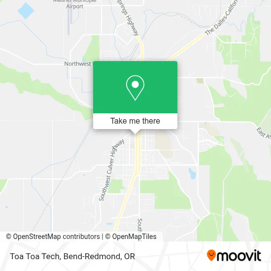 Toa Toa Tech map