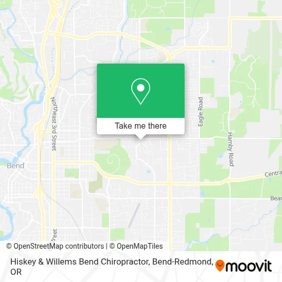 Hiskey & Willems Bend Chiropractor map