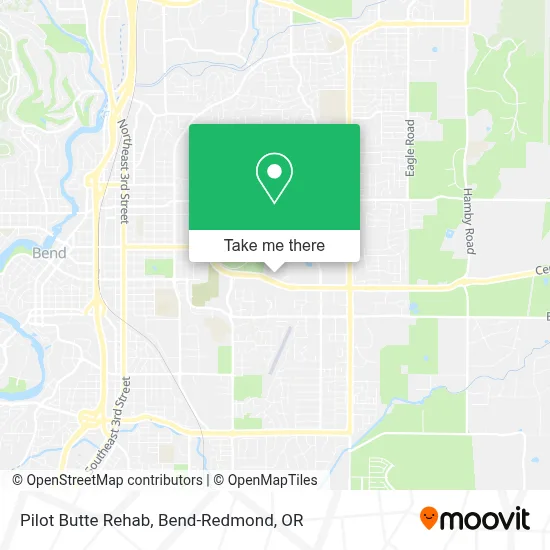 Pilot Butte Rehab map