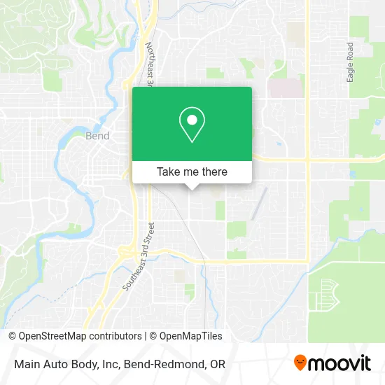 Main Auto Body, Inc map