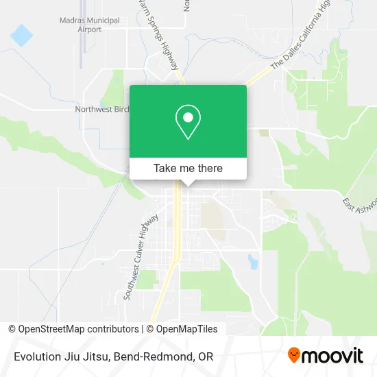 Evolution Jiu Jitsu map