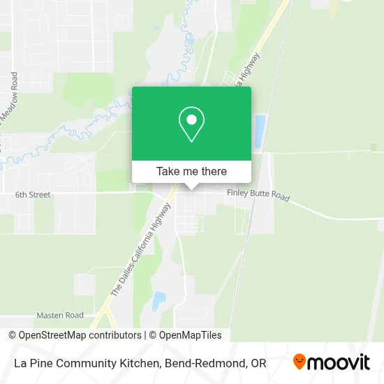 La Pine Community Kitchen map
