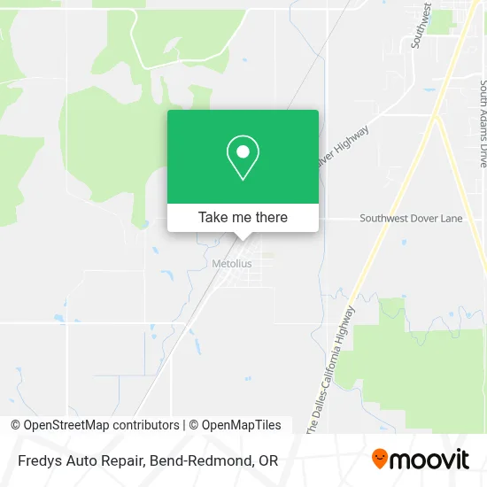 Fredys Auto Repair map
