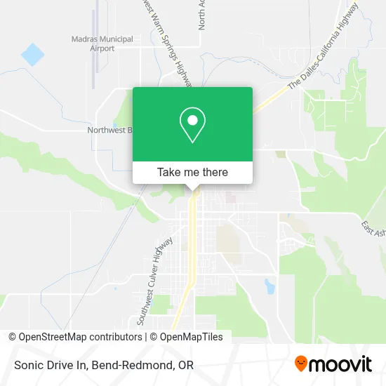 Sonic Drive In map