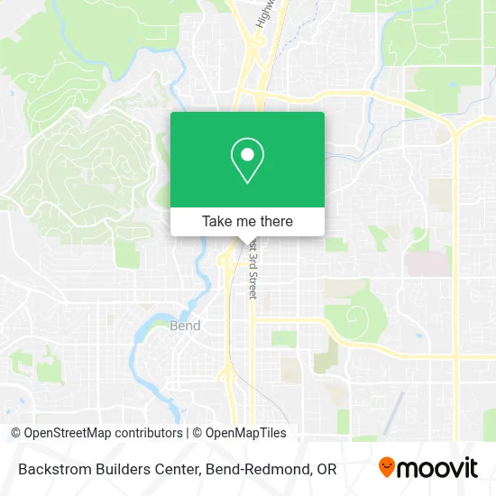 Backstrom Builders Center map