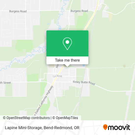 Lapine Mini-Storage map
