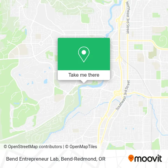 Bend Entrepreneur Lab map