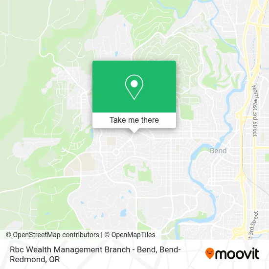 Mapa de Rbc Wealth Management Branch - Bend