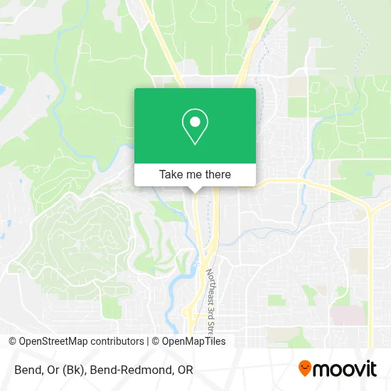 Bend, Or (Bk) map