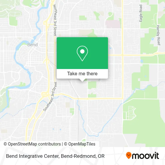 Bend Integrative Center map