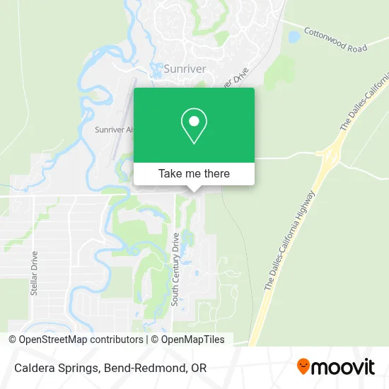 Caldera Springs map