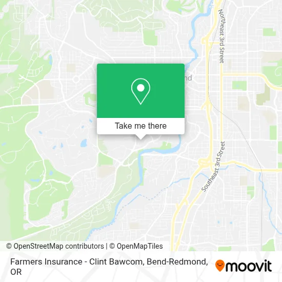 Farmers Insurance - Clint Bawcom map