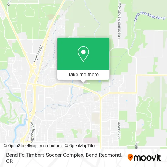 Bend Fc Timbers Soccer Complex map