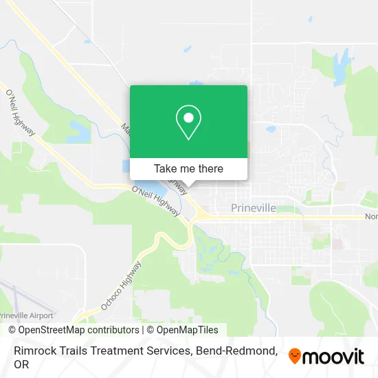 Rimrock Trails Treatment Services map