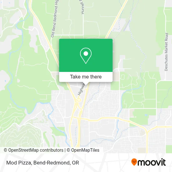 Mod Pizza map