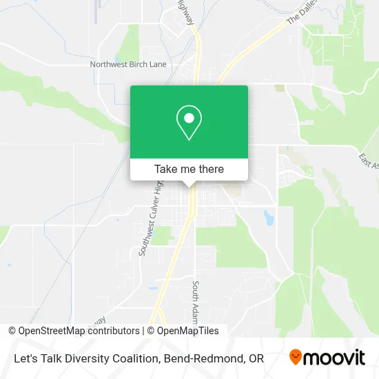 Let's Talk Diversity Coalition map