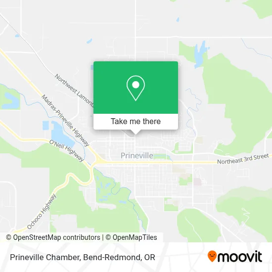 Prineville Chamber map