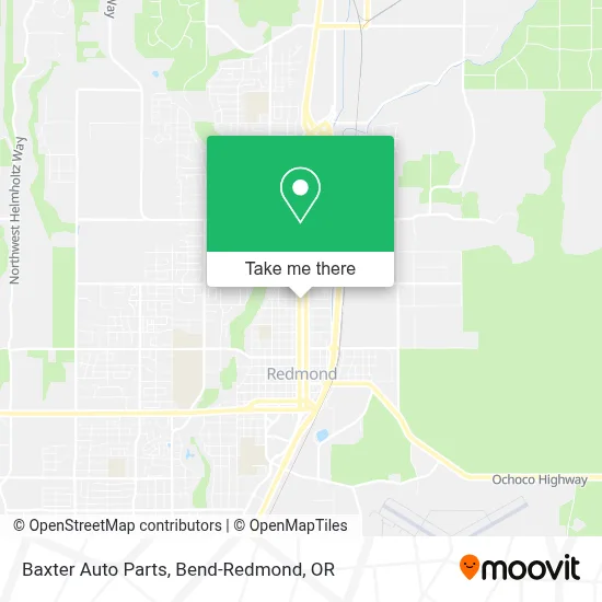 Baxter Auto Parts map