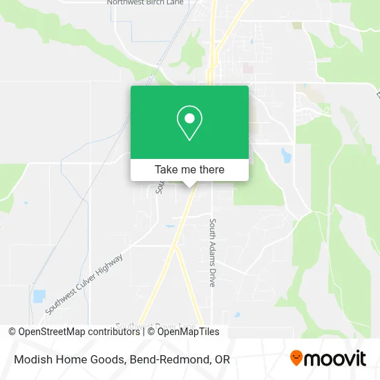 Modish Home Goods map