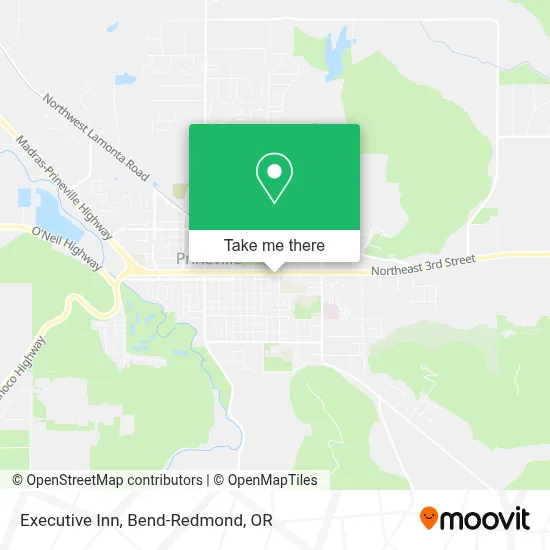 Executive Inn map