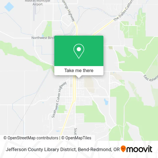 Jefferson County Library District map