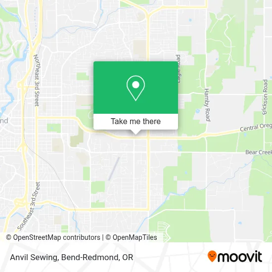 Anvil Sewing map