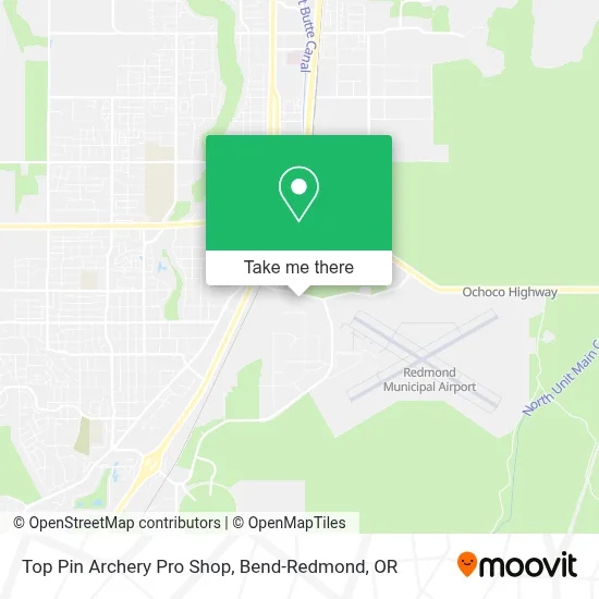 Top Pin Archery Pro Shop map