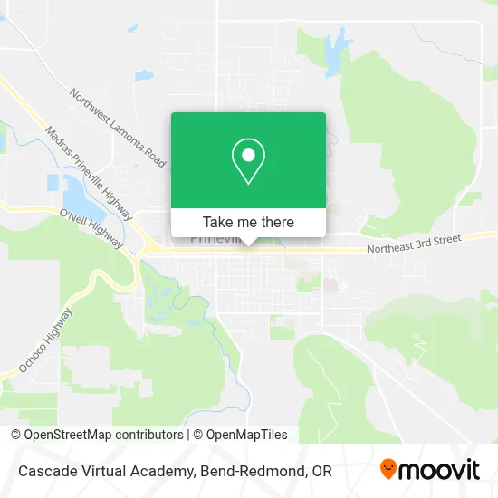 Cascade Virtual Academy map