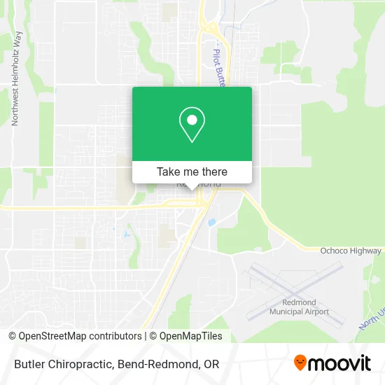Butler Chiropractic map