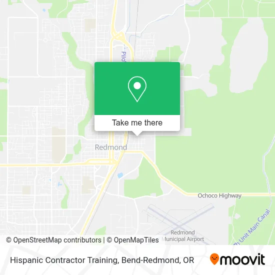 Hispanic Contractor Training map