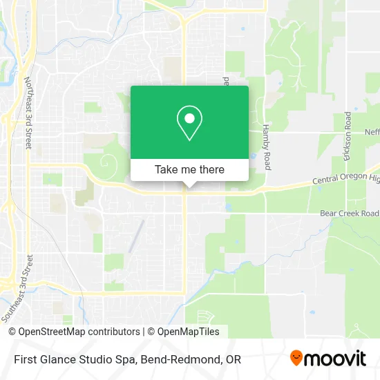 First Glance Studio Spa map
