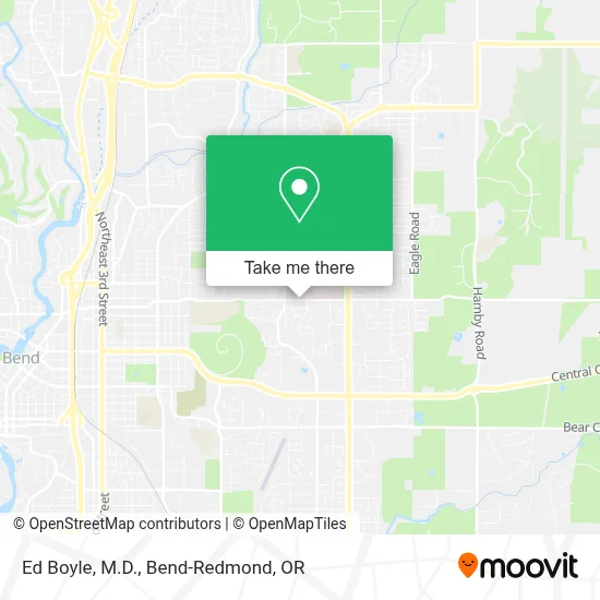 Ed Boyle, M.D. map