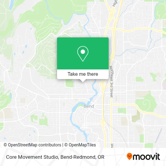 Core Movement Studio map
