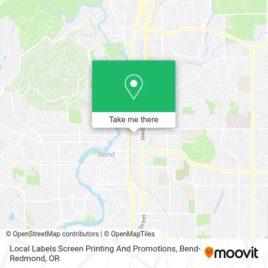 Local Labels Screen Printing And Promotions map