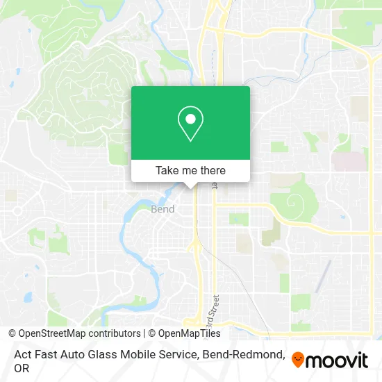 Act Fast Auto Glass Mobile Service map