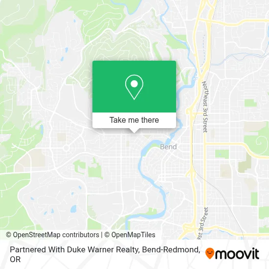 Partnered With Duke Warner Realty map