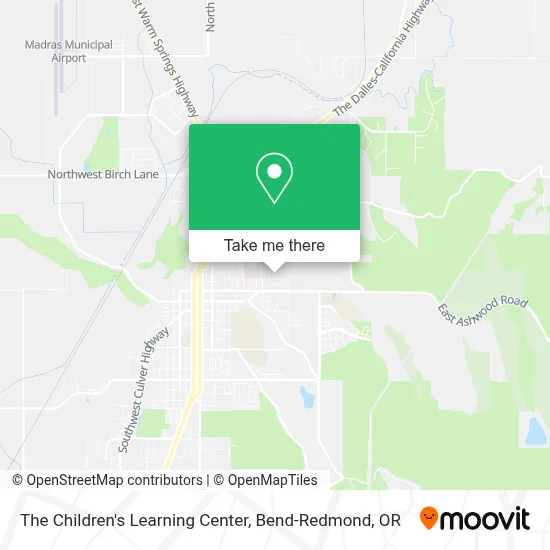 The Children's Learning Center map