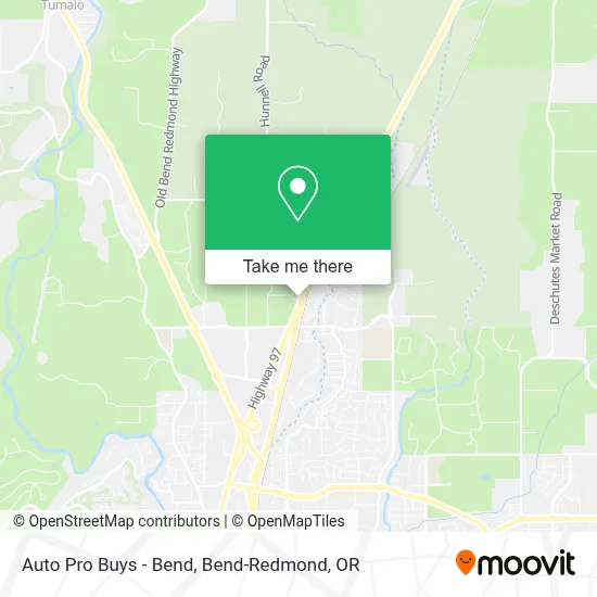 Auto Pro Buys - Bend map