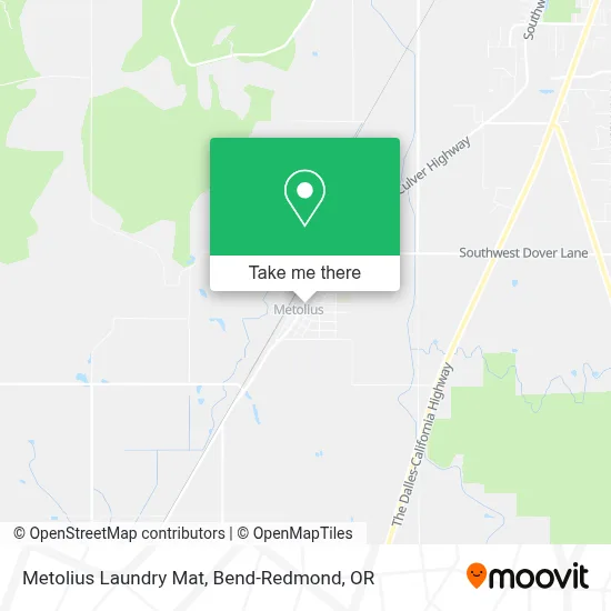 Metolius Laundry Mat map