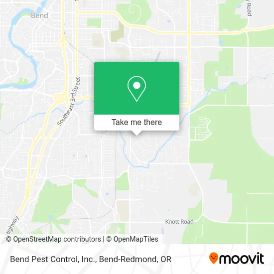 Bend Pest Control, Inc. map